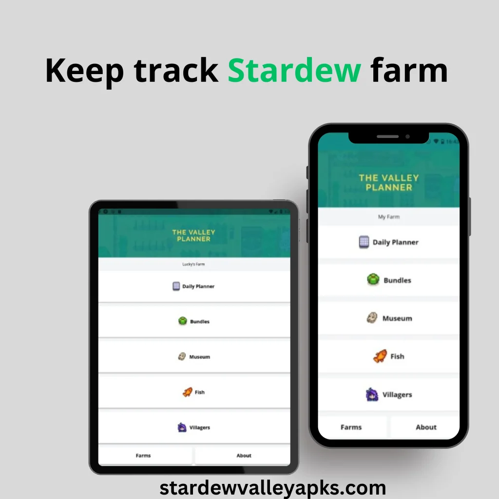 Stardew Valley APK v1.6.15.0 Download for Android 2025 63 Mobile mockups for apk planner